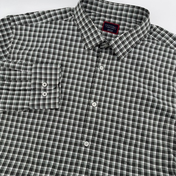 UNTUCKit Other - UNTUCKit Shirt Mens 3XL Green Plaid Regular Fit Button Down